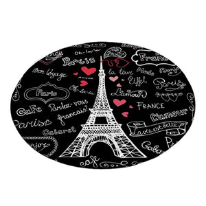 France Paris Tower Round Carpets