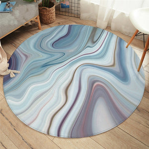 Marble Pattern Round Carpets