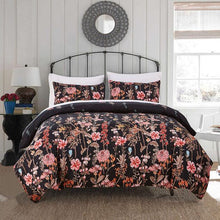 Load image into Gallery viewer, Plant / Flower printed bed linens set Single Double Queen King Sizes pillowcase &amp; duvet cover sets bed cover set new 3pcs linens