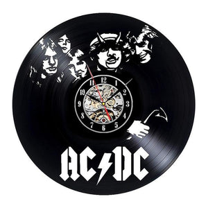 AC/DC Vinyl Record Wall Clock