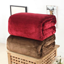 Load image into Gallery viewer, Bedsure Flannel Coral Fleece Blanket