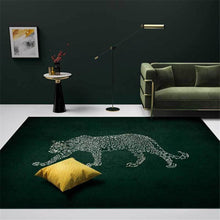Load image into Gallery viewer, Fashion Luxury Leopard Green Carpet