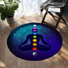 Load image into Gallery viewer, Chakra Round Area Carpets