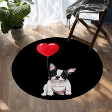 Load image into Gallery viewer, Bulldog Round Area Rug