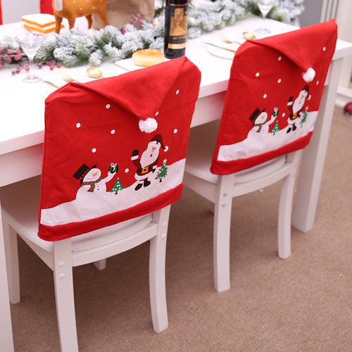 Non-woven Fabric Christmas Chair Cover