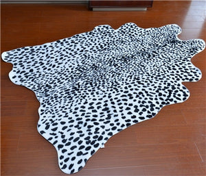 1500X200mm Cow Leopard Carpet Imitation