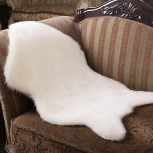 Sheepskin Rug Chair Cover Cushion
