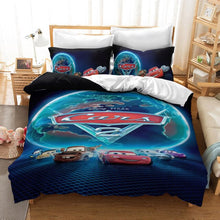 Load image into Gallery viewer, Lightning McQueen Car Quilt Cover Set