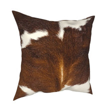 Load image into Gallery viewer, Brown Calf Cowhide Pillow Cover-jaydeebedding