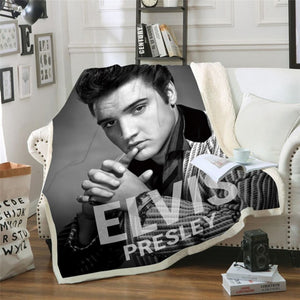 Elvis Presley 3D Fleece Throw Blanket