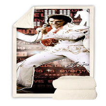Load image into Gallery viewer, Elvis Presley 3D Fleece Throw Blanket