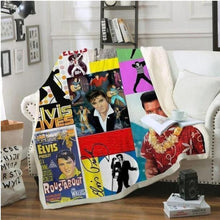 Load image into Gallery viewer, Elvis Presley 3D Fleece Throw Blanket-jaydeebedding