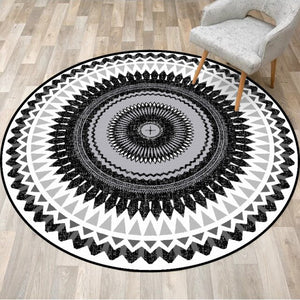Luxury European Style Round Carpet-jaydeebedding