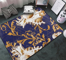 Load image into Gallery viewer, 3D Floral Print Anti-Skid Area Floor Mat