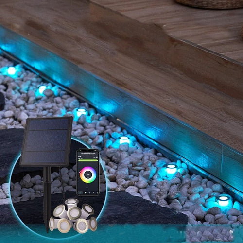 Smart RGB Solar Garden Decoration Lights-stylepop