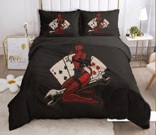 Load image into Gallery viewer, Retro Style 3D Duvet Quilt Cover Set