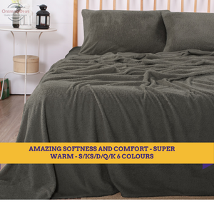 Ramesses Ultra Warm Bedding Cover Soft Fluffy Sheets