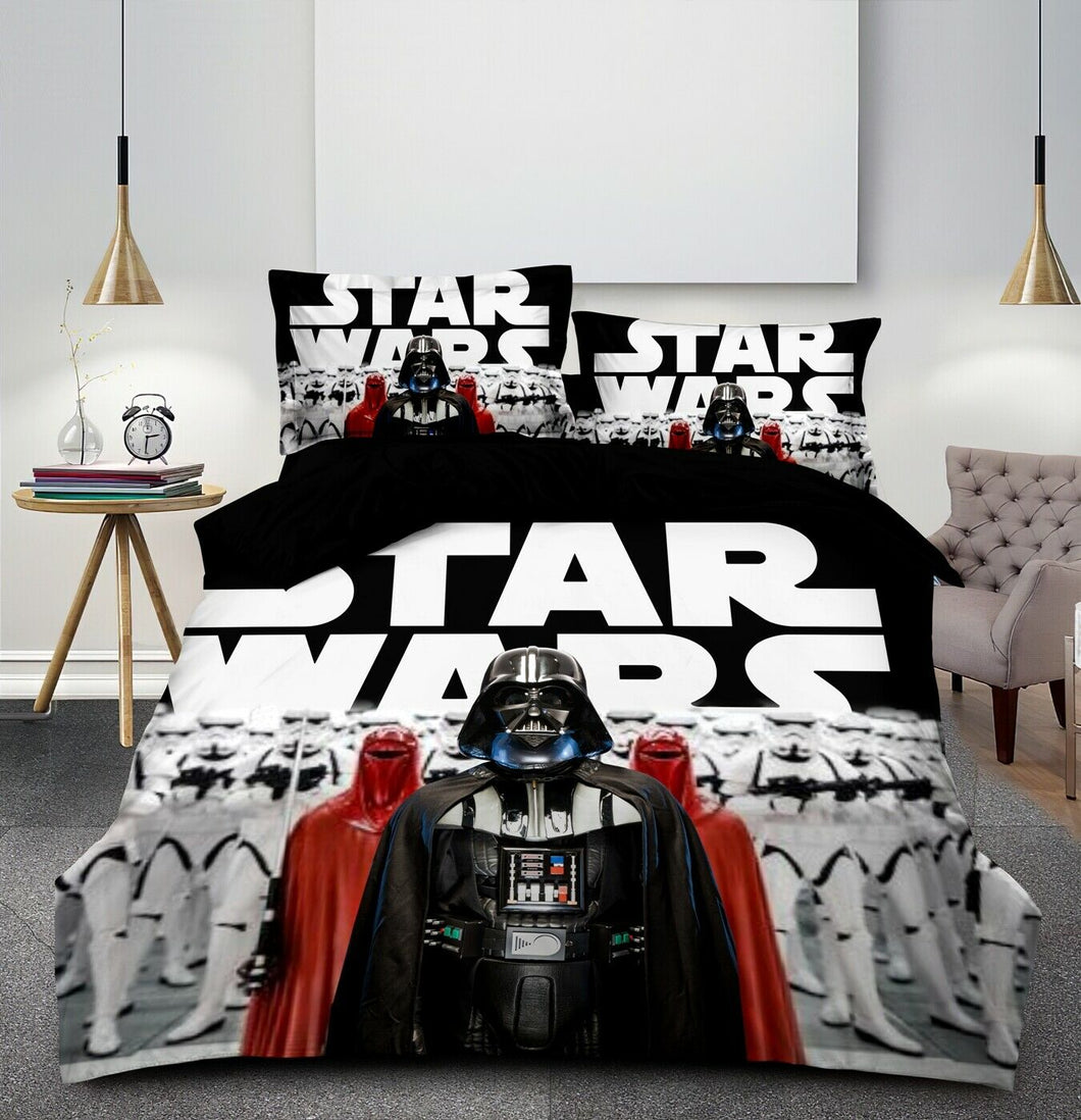Star Wars Black Darth Vader Quilt Cover Set