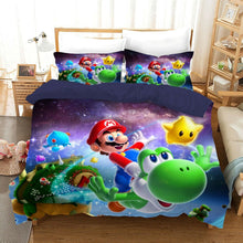 Load image into Gallery viewer, Super Mario Galaxy Quilt Cover Set