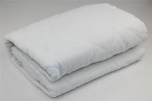 Load image into Gallery viewer, All Size 150gsm Quilted Mattress Protector Fully/Strap Fit Poly/Cotton Cover