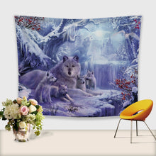 Load image into Gallery viewer, wolf-animal-wall-hanging-tablecloth.jpg