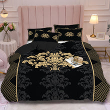 Load image into Gallery viewer, Black-Mandala-Floral-Quilt-Cover-Set.jpg
