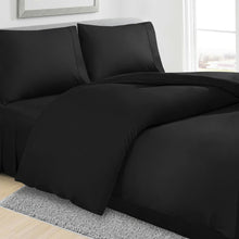 Load image into Gallery viewer, JustLINEN Superb Poly Cotton Quilt Cover Set With Queen Pillow Cases S/D/K/Q/SK