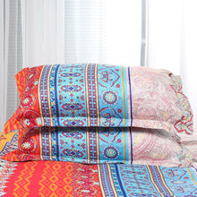 Load image into Gallery viewer, Striped Mandala Quilt Cover Set 