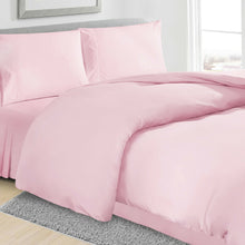 Load image into Gallery viewer, JustLINEN Superb Poly Cotton Quilt Cover Set With Queen Pillow Cases S/D/K/Q/SK