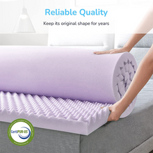 Load image into Gallery viewer, Memory Foam Mattress Topper 7 Zone COOL GEL Queen King Double Single Size 5/8cm