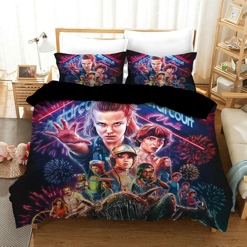 Stranger Things Pattern Quilt Cover Set