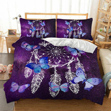 Load image into Gallery viewer,  Purple Dream Catcher Quilt Cover Set 