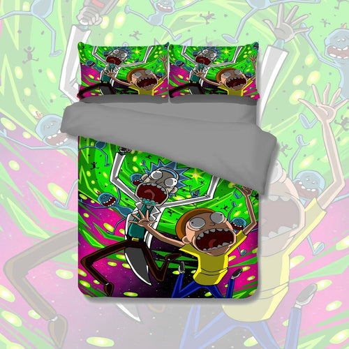Rick and Morty Quilt Cover Set