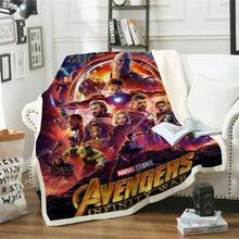Load image into Gallery viewer, Action Star Heroes Plush Sherpa Blanket