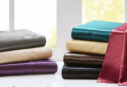 1800TC Ultra Soft Satin Deep Fitted Sheet