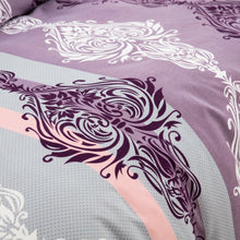 Load image into Gallery viewer, Purple Mandala Quilt Doona Duvet Cover Set Single Double Queen King Size Bedding