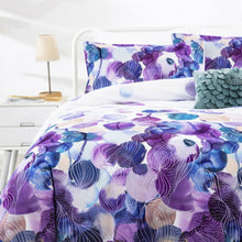 Load image into Gallery viewer, Purple Leaf Quilt Cover Set