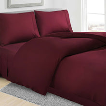 Load image into Gallery viewer, JustLINEN Superb Poly Cotton Quilt Cover Set With Queen Pillow Cases S/D/K/Q/SK