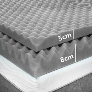 Memory Foam Mattress Topper 7 Zone COOL GEL Queen King Double Single Size 5/8cm