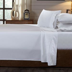 Royal Comfort 250TC Organic 100% Cotton Sheet Set 4 Piece Luxury Hotel Style