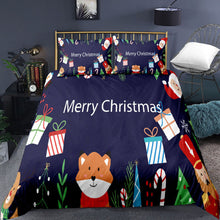 Load image into Gallery viewer, 3D Cheery Christmas Quilt Cover  Set