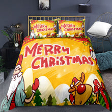 Load image into Gallery viewer, 3D Cheery Christmas Quilt Cover  Set