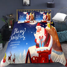 Load image into Gallery viewer, 3D Cheery Christmas Quilt Cover  Set