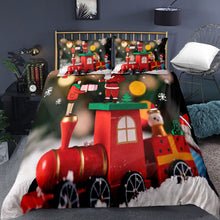 Load image into Gallery viewer, 3D Cheery Christmas Quilt Cover  Set