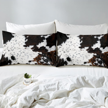 Load image into Gallery viewer, Cow Fur Print Quilt Cover Set