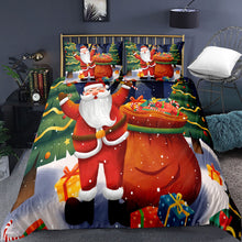 Load image into Gallery viewer, 3D Cheery Christmas Quilt Cover  Set
