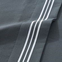 Load image into Gallery viewer, 750TC Microfibre Luxury Ultra Soft Embroidered Stripe Sheet Set