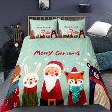 Load image into Gallery viewer, 3D Cheery Christmas Quilt Cover  Set