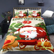 Load image into Gallery viewer, 3D Cheery Christmas Quilt Cover  Set