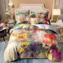 Load image into Gallery viewer, Floral Doona Duvet Quilt Cover Set SIngle Double Queen King Size Bed Pillowcase